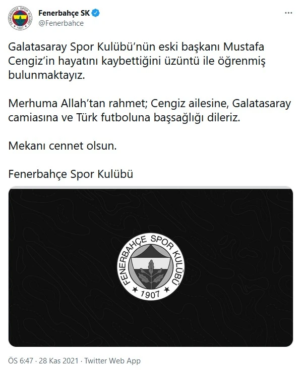 Son dakika: Mustafa Cengiz hayatını kaybetti